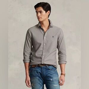 Ralph Lauren Solid Classic-Fit Oxford Long-Sleeve Woven Shirt